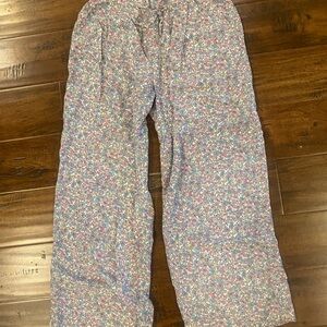 Gap Body Floral Print Pajama Pants small